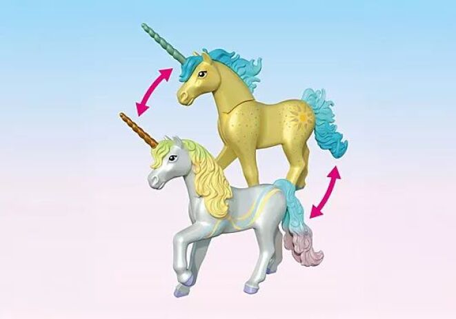 Playmobil Μονόκερος Με Πολύχρωμη Χαίτη Και Νεράϊδα (71840) (3)