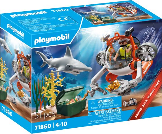 Playmobil Υποβρύχιο Κυνήγι Θησαυρού (71860) (1)
