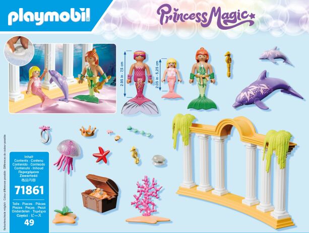 Playmobil Βασιλική Οικογένεια Γοργόνων Κια Δελφίνια (71861) (4)