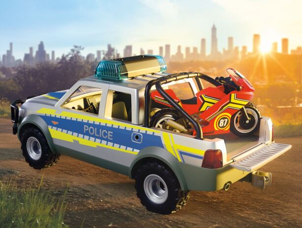 Playmobil Αστυνομικό Όχημα Pickup & Μοτοσυκλέτα (71875) (2)