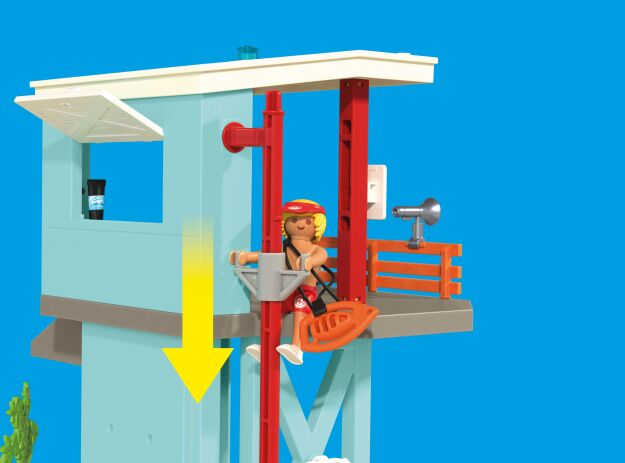 Playmobil Πύργος  Ναυαγοσώστη Και Όχημα Παραλίας (71903) (2)
