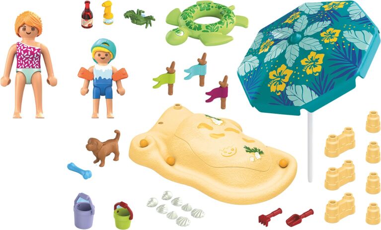 Playmobil Μαμά Και Παιδάκι Στην Παραλία (71906) (2)