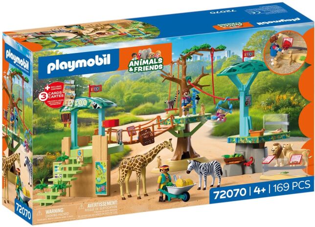 Playmobil Ζωολογικό Πάρκο Με Δραστηριότητες (72070) (1)