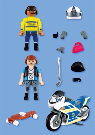 Playmobil Αστυνομική Καταδίωξη Με Μοτοσικλέτα (72079) (6)