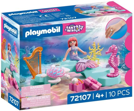 Playmobil Γοργόνα Με Άρπα Και Δώρο (72107) (1)