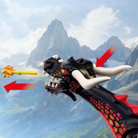 Playmobil Μαύρος Δράκος Και Ιππότης (72114) (3)