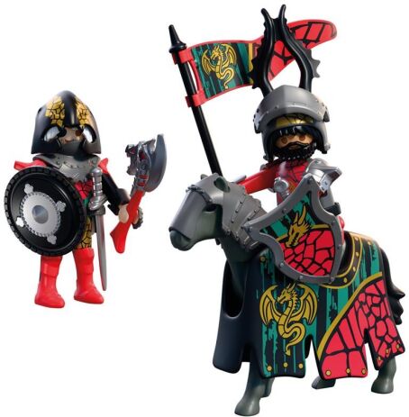 Playmobil Αρχηγός Ιπποτών Δράκων Και Πολεμιστής (72118) (0)