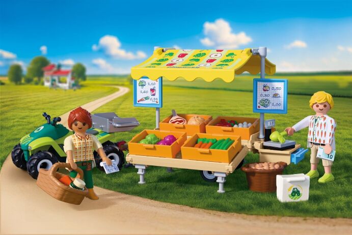 Playmobil Υπαίθριος Πάγκος Λαχανικών (72164) (2)