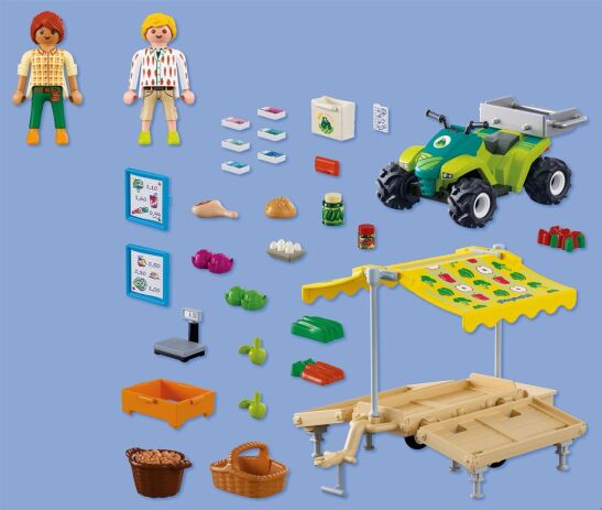 Playmobil Υπαίθριος Πάγκος Λαχανικών (72164) (4)