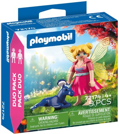 Playmobil Duo Pack Νεράιδα Με Μικρό Μονόκερο (72174) (1)