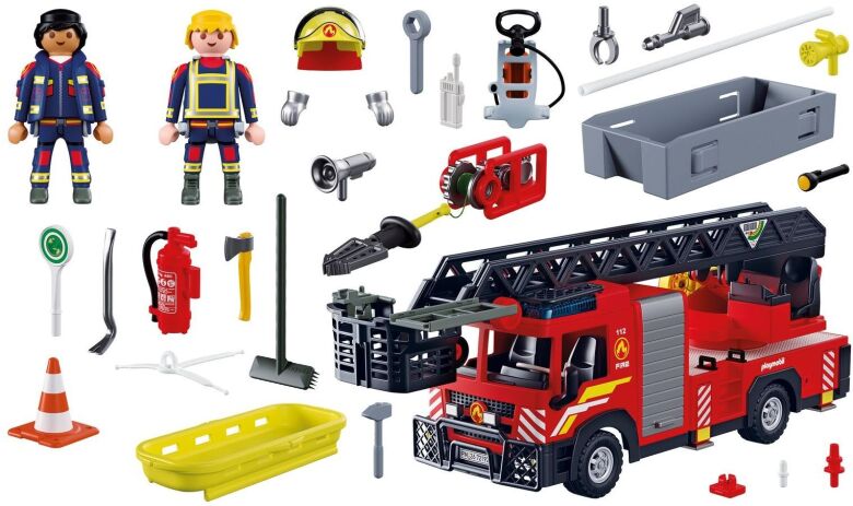 Playmobil Πυροσβεστικό Όχημα Με Σκάλα & Καλάθι (72192) (2)