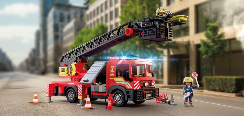 Playmobil Πυροσβεστικό Όχημα Με Σκάλα & Καλάθι (72192) (6)