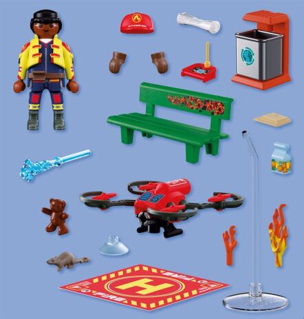 Playmobil Drone Πυροσβεστικής (72197) (5)