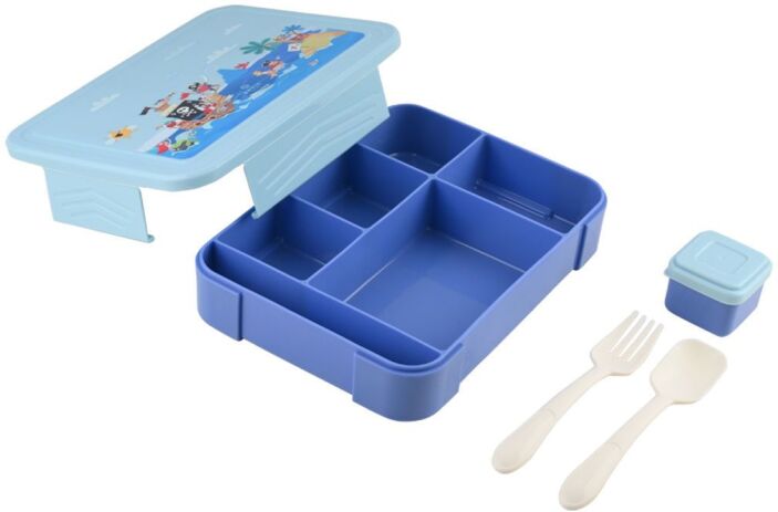 Estia Δοχείο Φαγητού Παιδικό 2 Διαμερισμάτων Με Κουτάλι/Πιρούνι Treasure Quest (01-33408) (2)