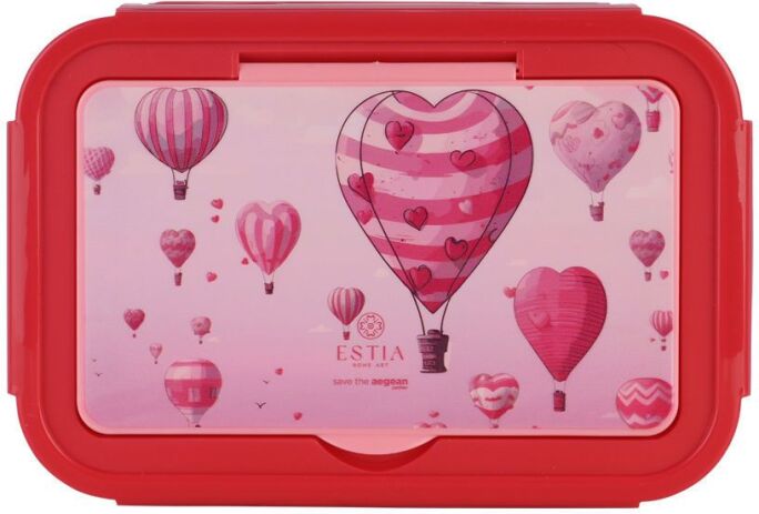 Estia Δοχείο Φαγητού Παιδικό 2 Διαμερισμάτων Με Κουτάλι/Πιρούνι Max Love Ascend (01-33712) (0)