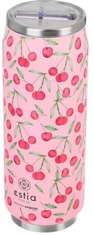 Estia Παγούρι Travel Cup Save The Aegean 500ml Cherry Rose (01-16791) (1)