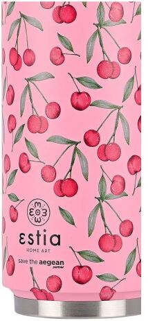 Estia Παγούρι Travel Cup Save The Aegean 500ml Cherry Rose (01-16791) (2)