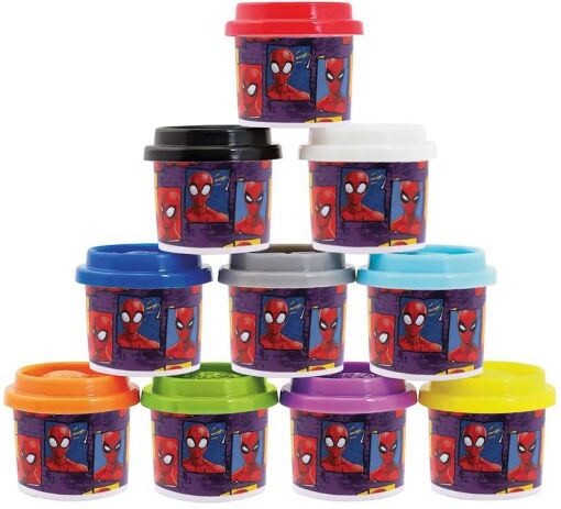 Spiderman 10 Βαζάκια Πλαστελίνης Σε Σακουλάκι (1045-03599) (0)