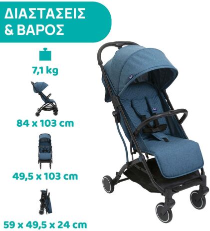 Chicco Καρότσι Trolleyme Blue/58 (O06-79865-58) (2)