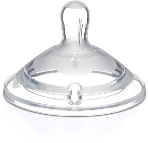 Chicco Θηλή Σιλικόνη Natural Feeling Γρήγορη Ροή 6+Μηνών 2Τμχ (B50-81047-20) (1)