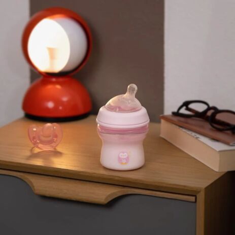 Chicco Μπιμπερό Πλαστικό Natural Feeling Ροζ 150ml ΘΣ 0Μ+ (A60-81311-10) (2)