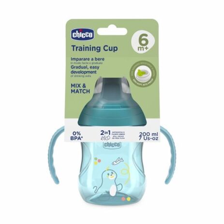 Chicco Κύπελλο Εκπαιδευτικό 6+ Μηνών Natural Βεραμάν (F04-06921-25) (1)