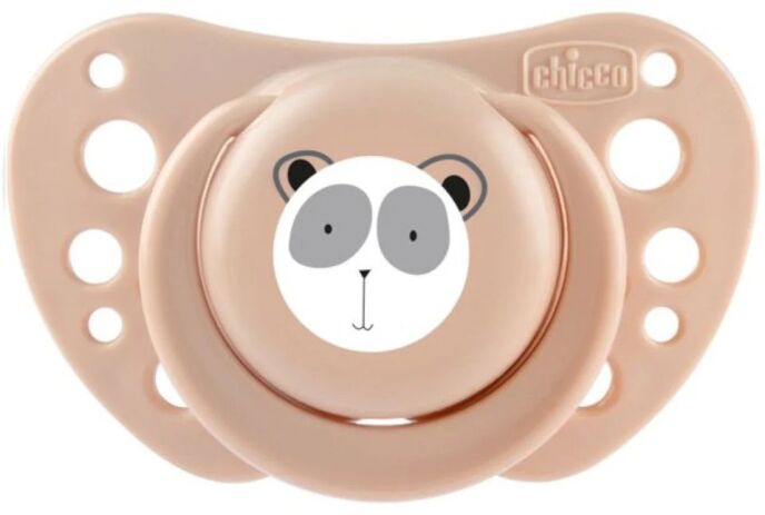 Chicco Πιπίλα Σ Physio Air Μπεζ-Ροζ 0-6+ Μηνών 2Τμχ (C10-75088-91) (2)