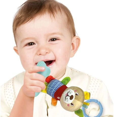 Baby Clementoni Κουδουνίστρα Μαλακό Σκυλάκι (1000-17443) (2)