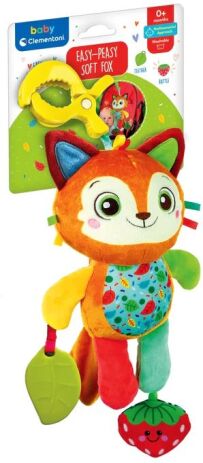 Clementoni Baby Λούτρινο Αλεπού Με Κλιπ (1000-17623) (1)