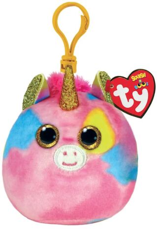 Λούτρινο Squishy Beanies Κλιπ Μονόκερος Πολύχρωμος (1607-39572) (0)