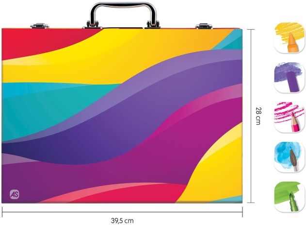 Μαθαίνω & Δημιουργώ Εργαστήριο Ζωγραφικής Deluxe 100 Αξεσουαρ (1038-82057) (4)