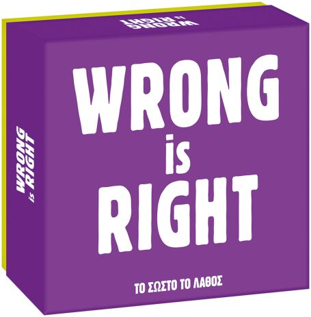 Επιτραπέζιο Wrong Is Right 18+ (1040-24801) (0)