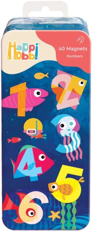 Magnet Box-Magnet Tins Γράμματα & Αριθμοί-2 Σχέδια (1029-64070) (2)