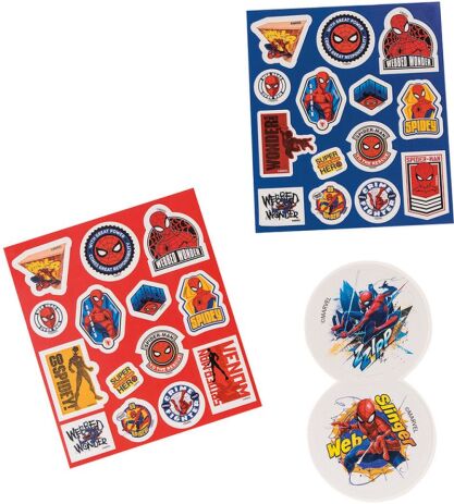 Spiderman Διάφανη Τσάντα Σετ Ζωγραφικής (1023-68003) (3)