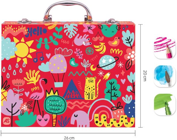 Μαθαίνω Και Δημιουργώ Εργαστήριο Ζωγραφικής Deluxe 50Τμχ My World (1038-82060) (4)