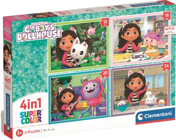 Παζλ 4 In 1 Gabby's Dollhouse (1200-21524) (0)