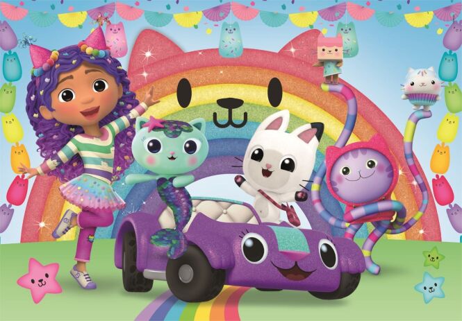 Clementoni Παζλ 2X60 Gabby's Dollhouse (1200-24819) (2)