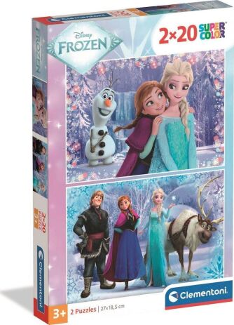 Clementoni Παζλ 2X20 Frozen (1200-24825) (0)