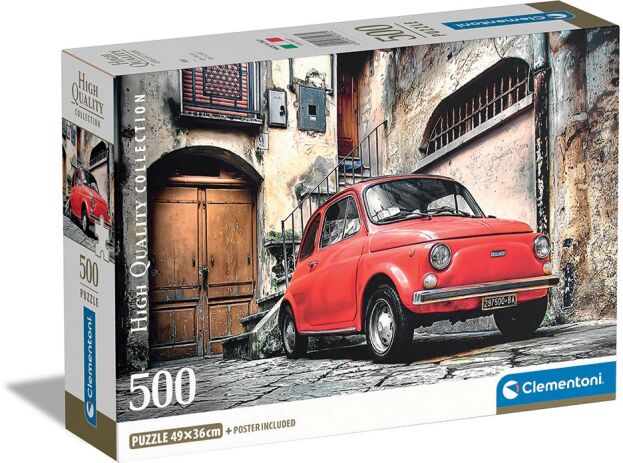 Clementoni Παζλ 500 H.Q.Fiat 500 (1220-35537) (0)