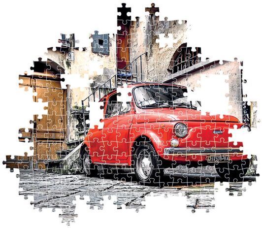 Clementoni Παζλ 500 H.Q.Fiat 500 (1220-35537) (2)