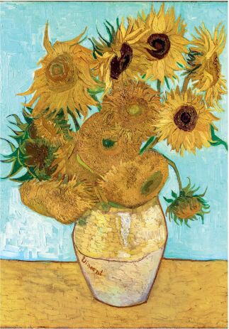 Clementoni Παζλ 1000 Museum Van Gogh:Girasoli (1260-39966) (1)