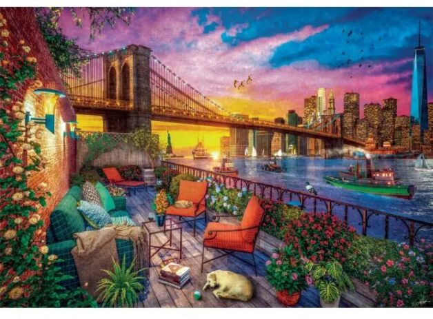 Παζλ 3000 H.Q. Ηλιοβασίλεμα Στο Μανχάταν (1220-33552) (1)
