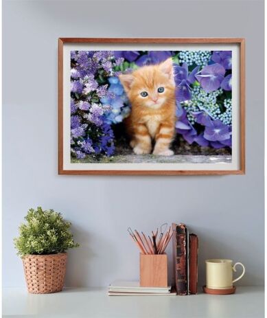 Clementoni Παζλ 500 H.Q.Γατάκι Με Γαλανά Μάτια (1220-35585) (2)