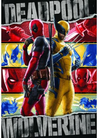Clementoni Παζλ 1000 H.Q.Deadpool & Wolverine (1260-37050) (1)