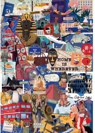 Clementoni Παζλ 1000 More Is More-Travel & Cultures (1260-37072) (1)