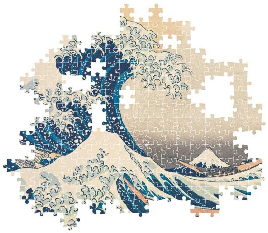 Clementoni Παζλ 1000 Museum Hokusai:The Great Wave (1260-39707) (2)