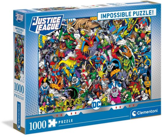 Clementoni Παζλ 1000 Impossible DC Justice League (1260-39863) (0)