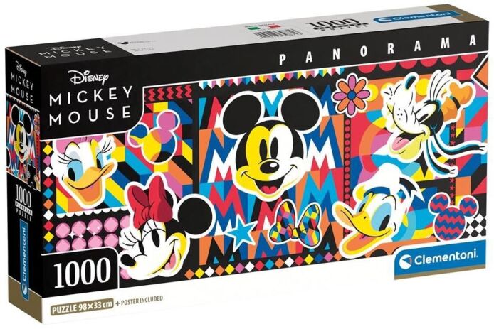 Clementoni Παζλ 1000 Η.Q. Panorama Disney Classics (1220-39871) (0)