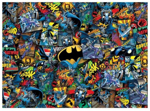 Clementoni Παζλ 1000 Impossible Batman (1260-39906) (1)