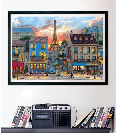 Clementoni Παζλ 1000 H.Q.Δρόμοι Του Παρισιού (1220-39983) (2)